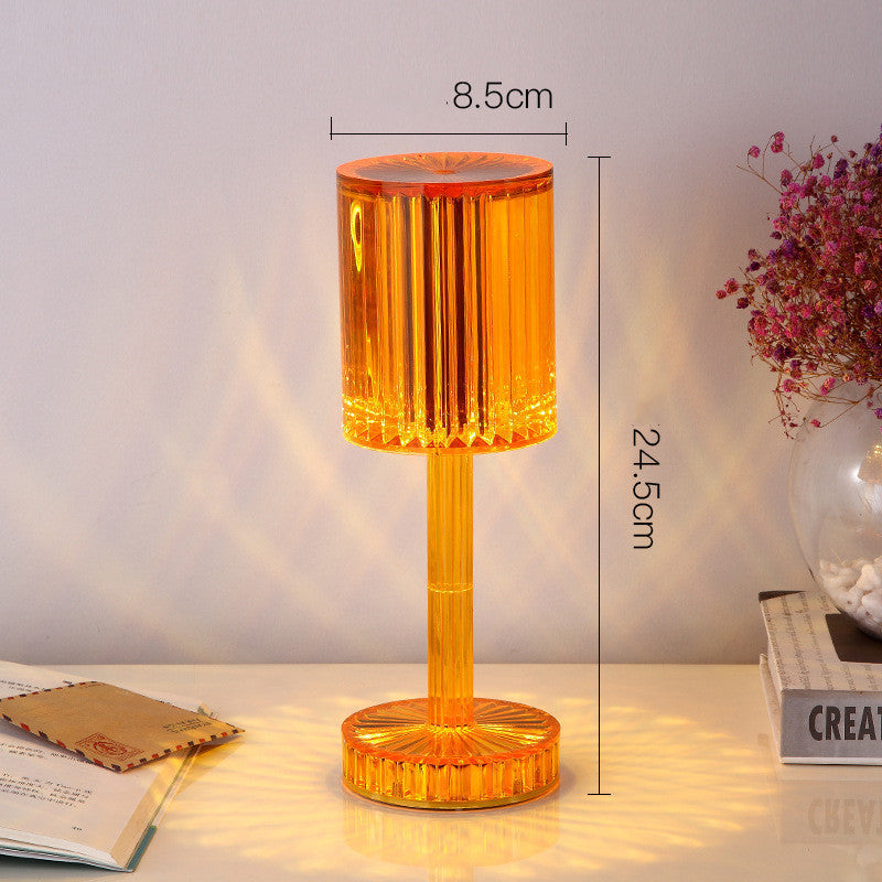 New Crystal Table Lamp Hotel Decoration Diamond Romantic Warm Led